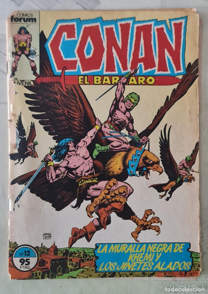 C&oacute;mics: CONAN EL BARBARO n&ordm; 12 de 213 de Roy Thomas y John Buscema. Comics Forum 1983