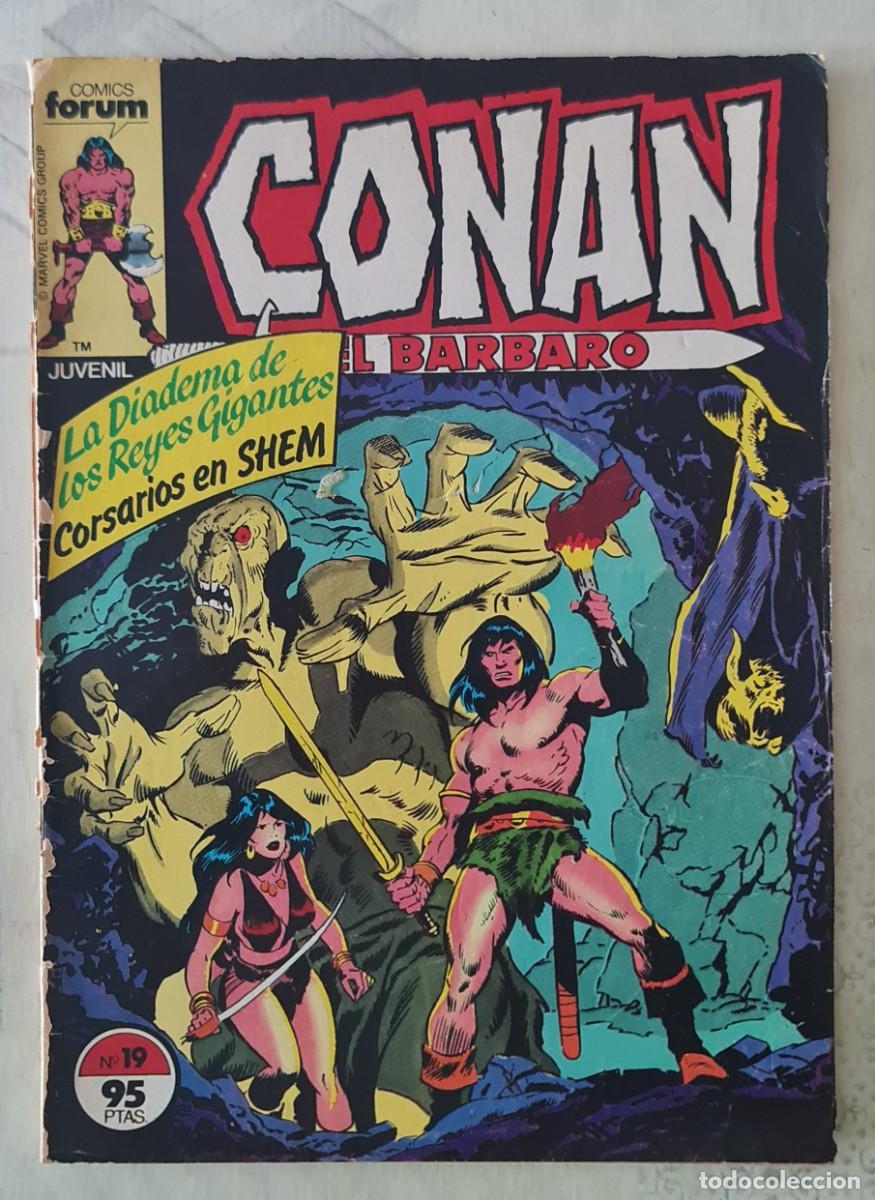 C&oacute;mics: CONAN EL BARBARO n&ordm; 19 de 213 de Roy Thomas y John Buscema. Comics Forum 1983