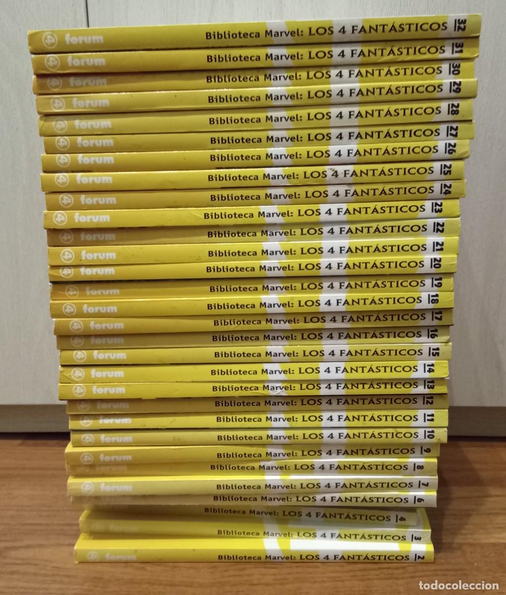 C&oacute;mics: lote 31 libros. LOS 4 FANTASTICOS. excelsior. MARVEL Comics. forum