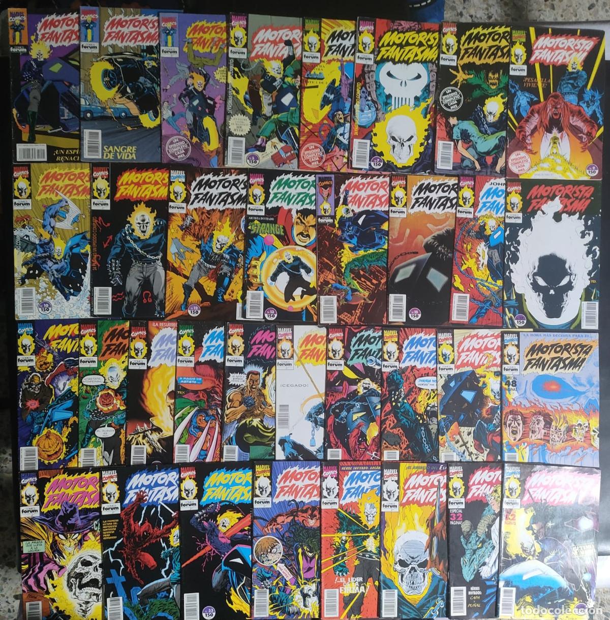 C&oacute;mics: MOTORISTA FANTASMA 1,2,3,5 AL 27 . 31 AL 38