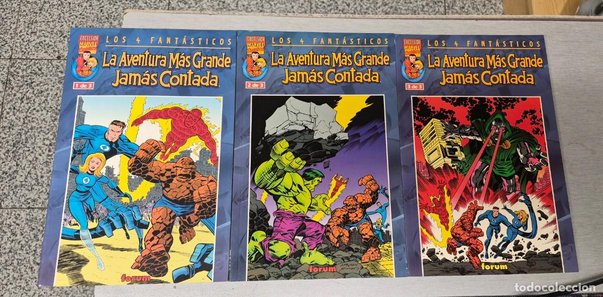 C&oacute;mics: LOS 4 FANTASTICOS : LA HISTORIA MAS GRANDE JAMAS CONTADA - 3 TOMOS ! MARVEL - FORUM