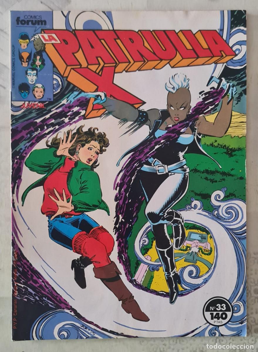 C&oacute;mics: LA PATRULLA-X Vol 1 n&ordm; 33 de Chris Claremont y John Romita Jr. Comics Forum 1987.