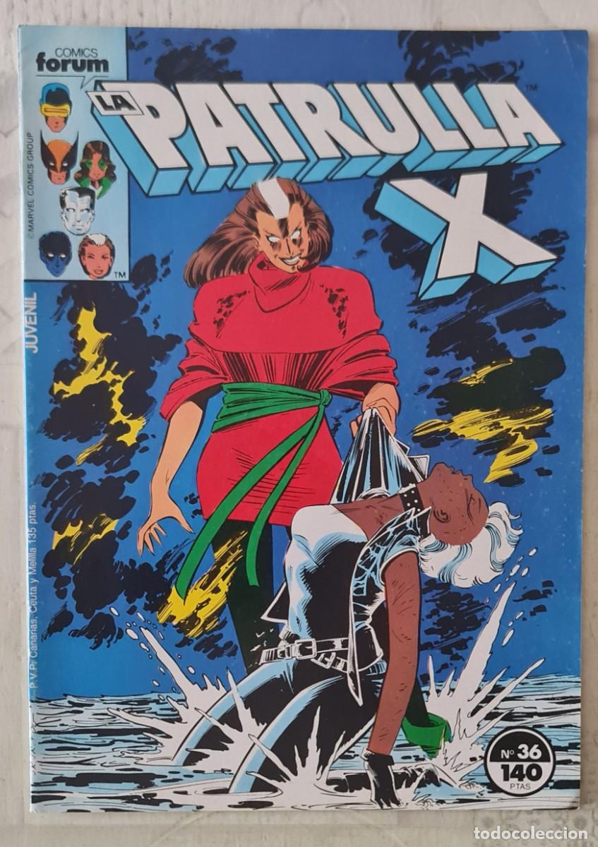 C&oacute;mics: LA PATRULLA-X Vol 1 n&ordm; 36 de Chris Claremont y John Romita Jr. Comics Forum 1987.