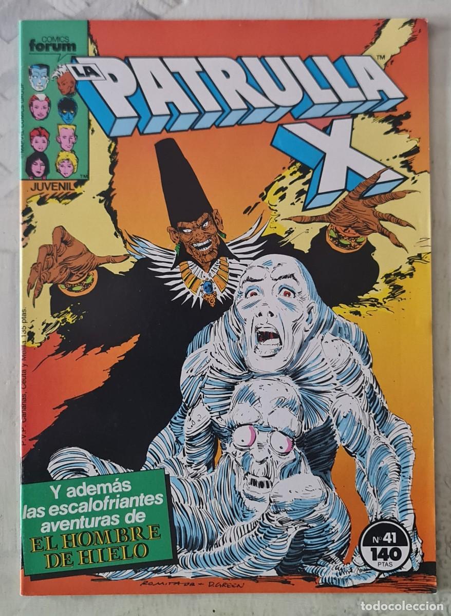 C&oacute;mics: LA PATRULLA-X Vol 1 n&ordm; 41 de Chris Claremont y John Romita Jr. Comics Forum 1987.