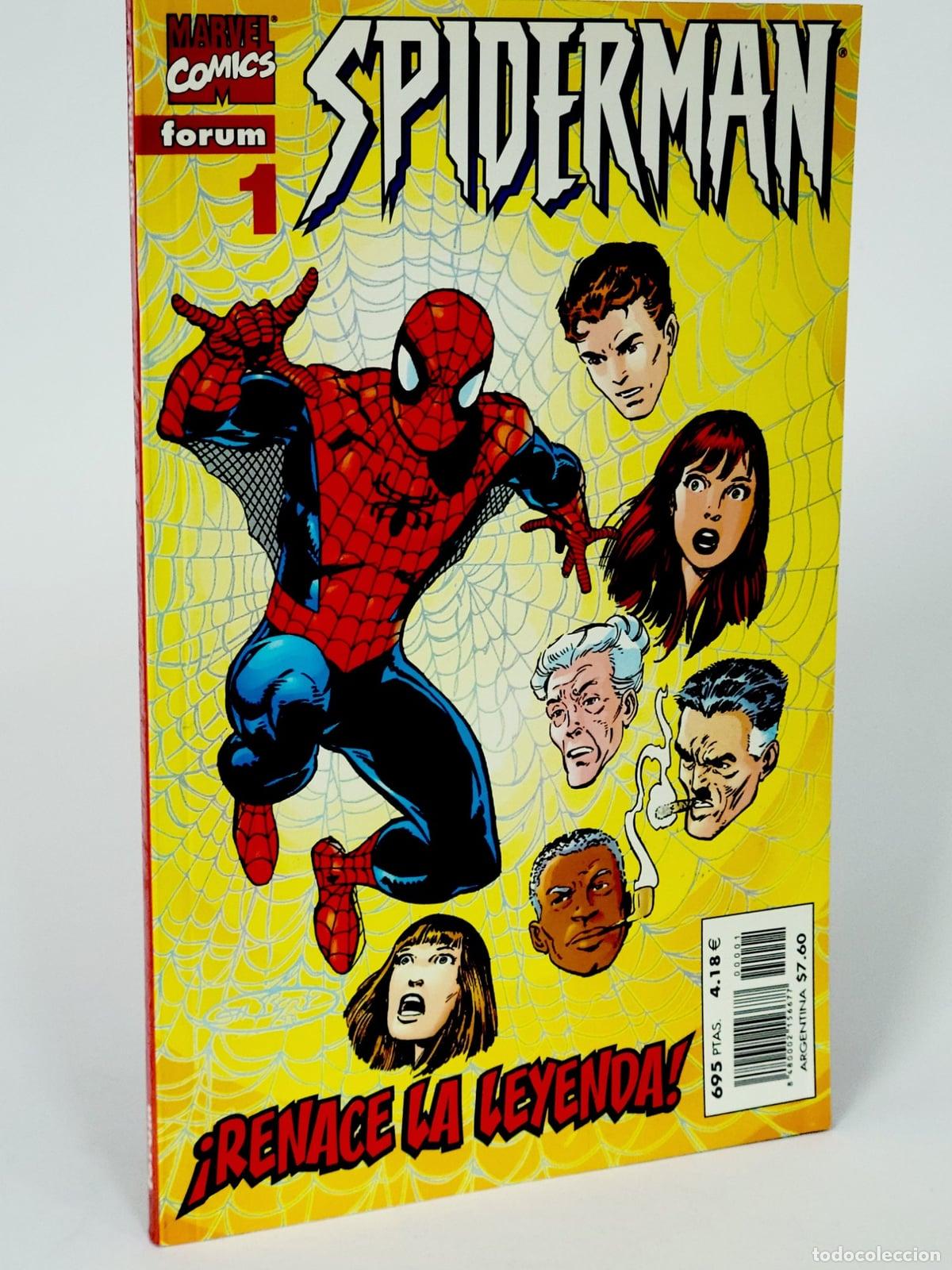 C&oacute;mics: C&Oacute;MIC SPIDERMAN 1 &iexcl;RENACE LA LEYENDA! VOL.5 FORUM MARVEL VOLUMEN SPIDER-MAN DE KIOSCO