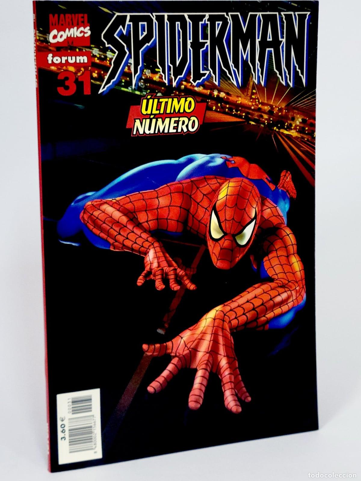 C&oacute;mics: C&Oacute;MIC SPIDERMAN 31 &Uacute;LTIMO N&Uacute;MERO VOL.5 FORUM MARVEL VOLUMEN SPIDER-MAN DE KIOSCO