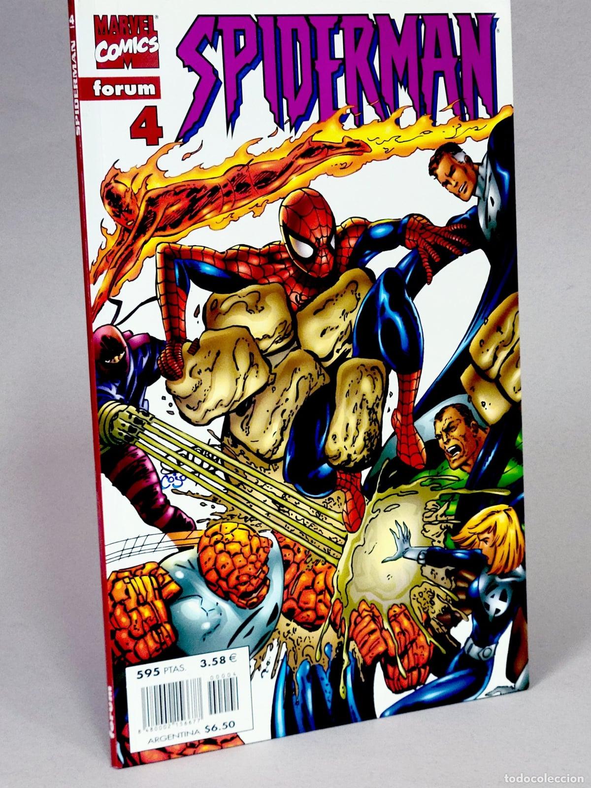 C&oacute;mics: C&Oacute;MIC SPIDERMAN 4 VOL.5 FORUM MARVEL VOLUMEN SPIDER-MAN DE KIOSCO - Foto 1