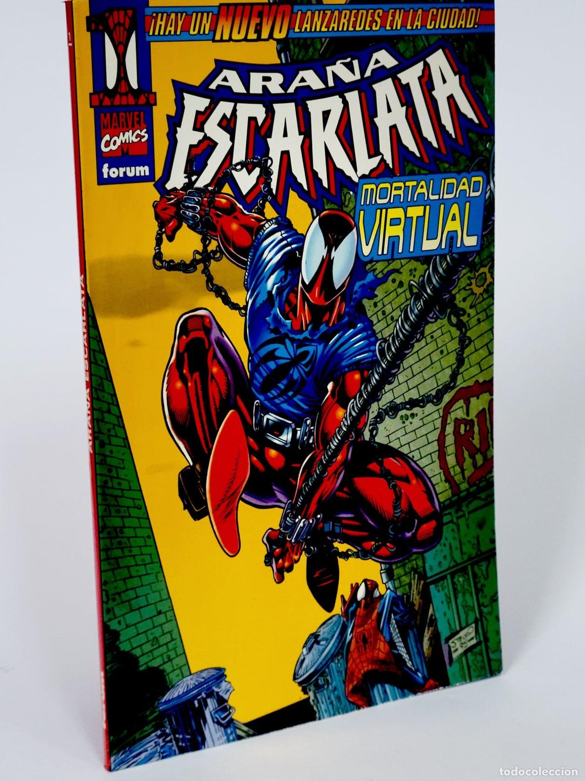 C&oacute;mics: C&Oacute;MIC ARA&Ntilde;A ESCARLATA 1 MORTALIDAD VIRTUAL FORUM MARVEL DE KIOSCO