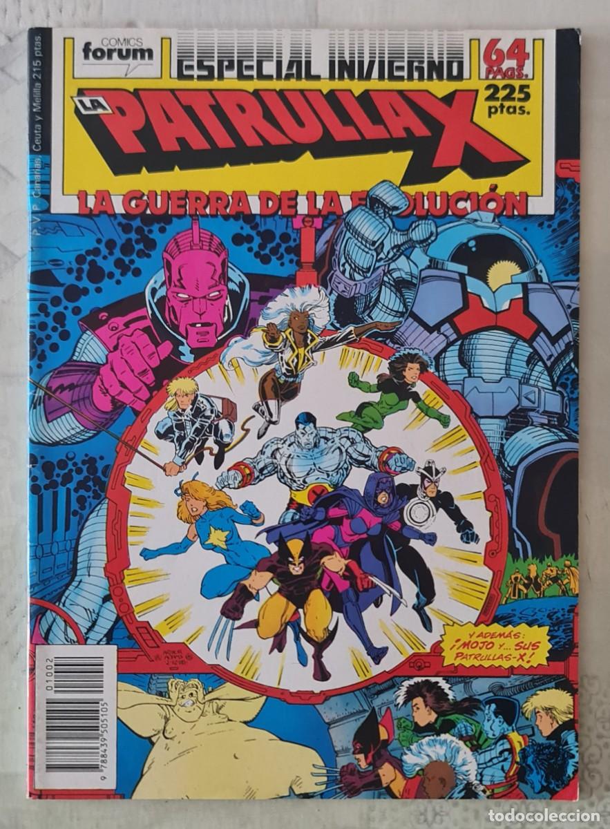 C&oacute;mics: LA PATRULLA-X ESPECIAL INVIERNO 1988 LA GUERRA DE LA EVOLUCION Chris Claremont y Arthur Adams. Forum