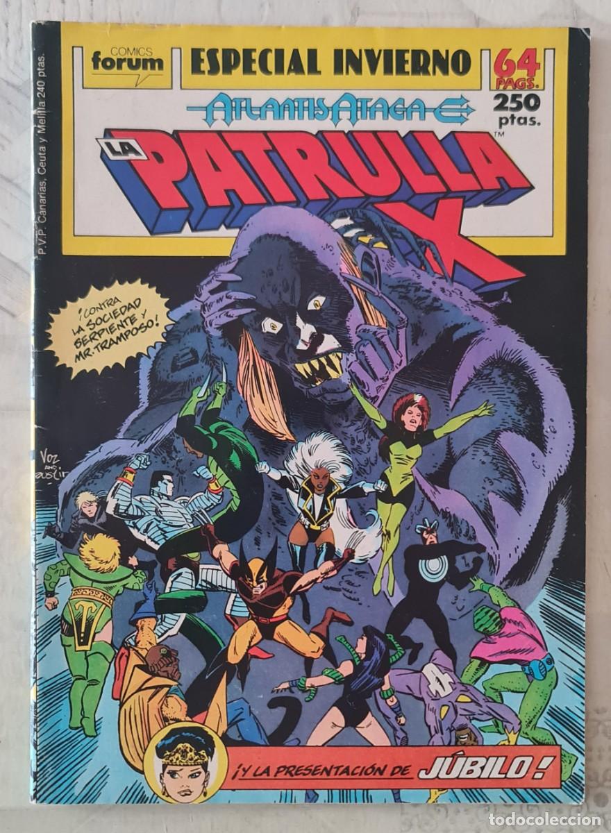 C&oacute;mics: LA PATRULLA-X ESPECIAL INVIERNO 1989 ATLANTIS ATACA. Comics Forum 1989.