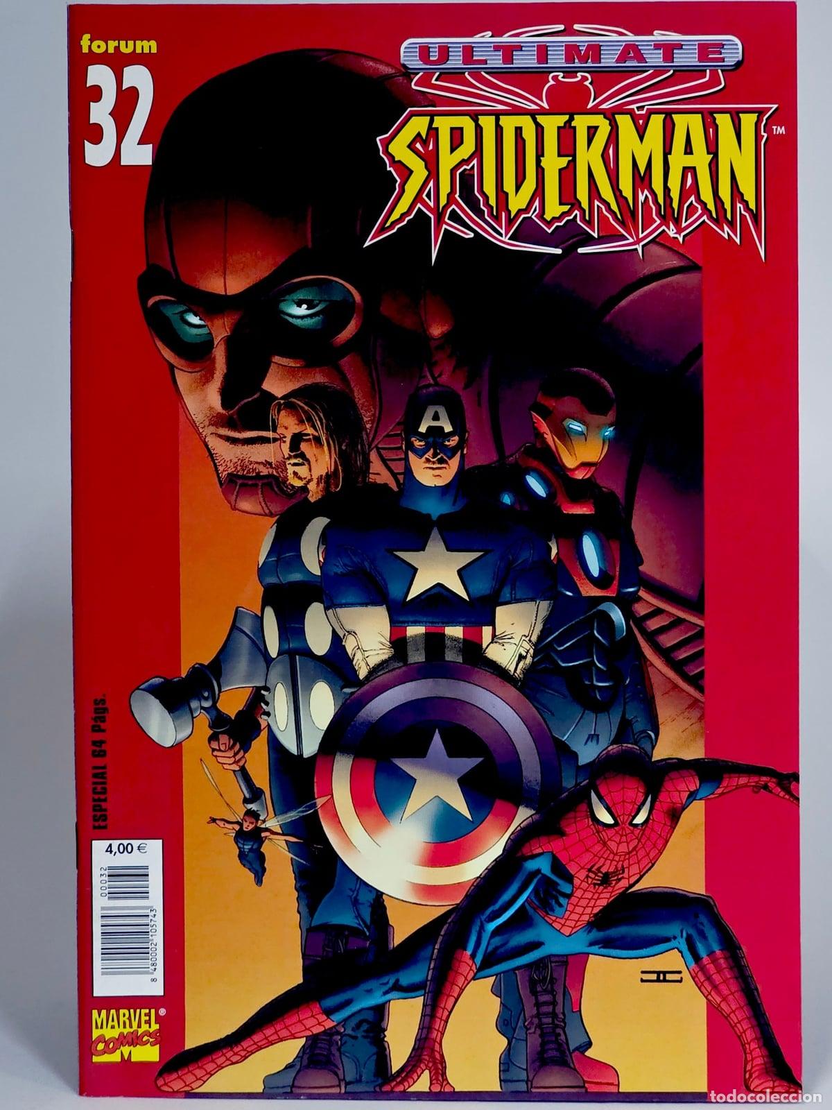 C&oacute;mics: C&Oacute;MIC ULTIMATE SPIDERMAN 32 ESPECIAL EXTRA 64 P&Aacute;GS. VOL.1 FORUM MARVEL VOLUMEN SPIDER-MAN DE KIOSCO