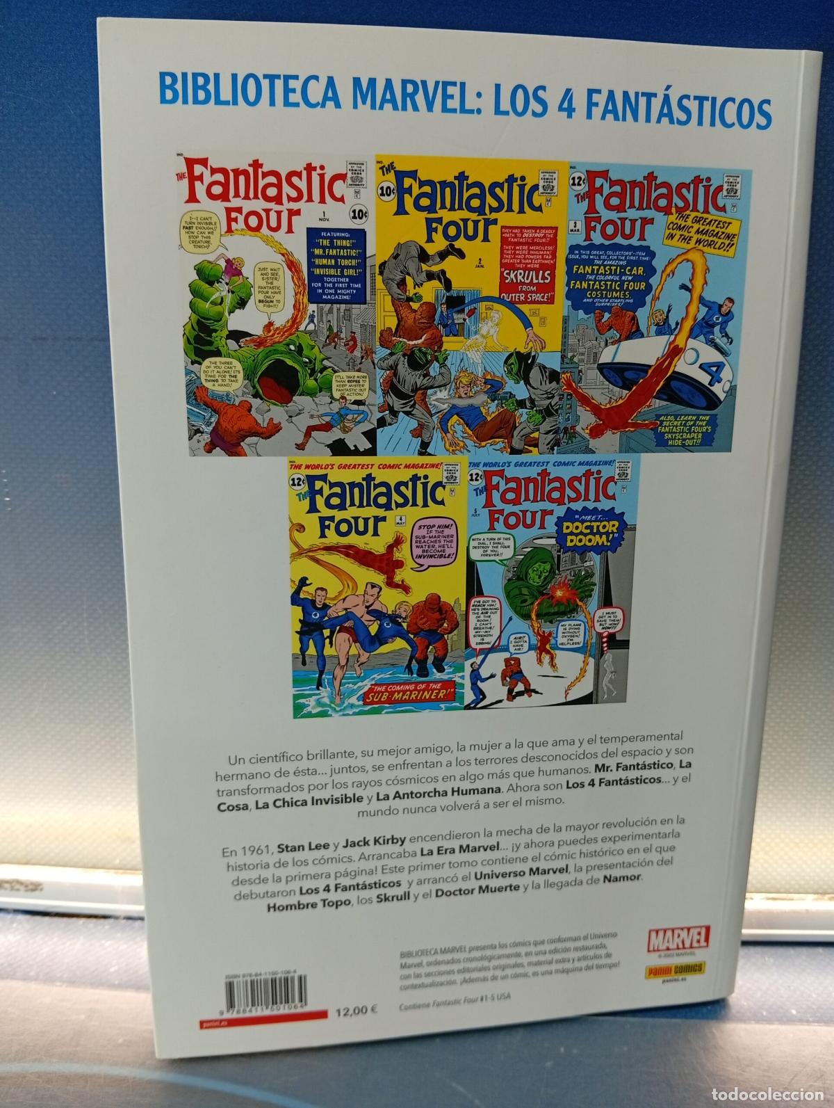 C&oacute;mics: Los Cuatro Fantasticos, Biblioteca Marvel, Panini Comics, 1 - Foto 3