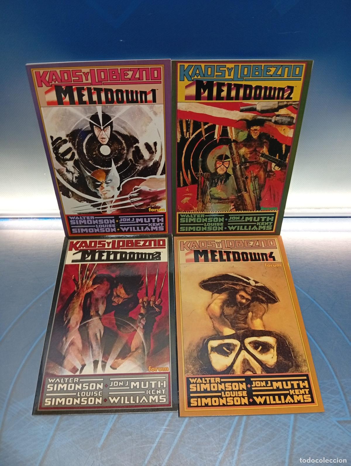 C&oacute;mics: Kaos y Lobezno, Meltdown 1- 4, Forum, Completo - Foto 1
