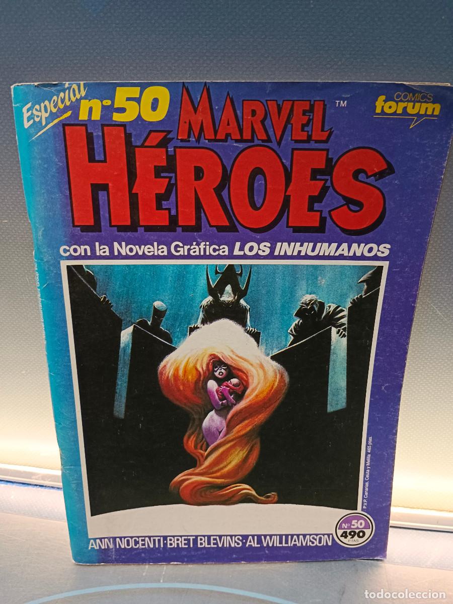 C&oacute;mics: C&oacute;mic, MARVEL HEROES N&ordm; 50, ESPECIAL INHUMANOS, buen estado