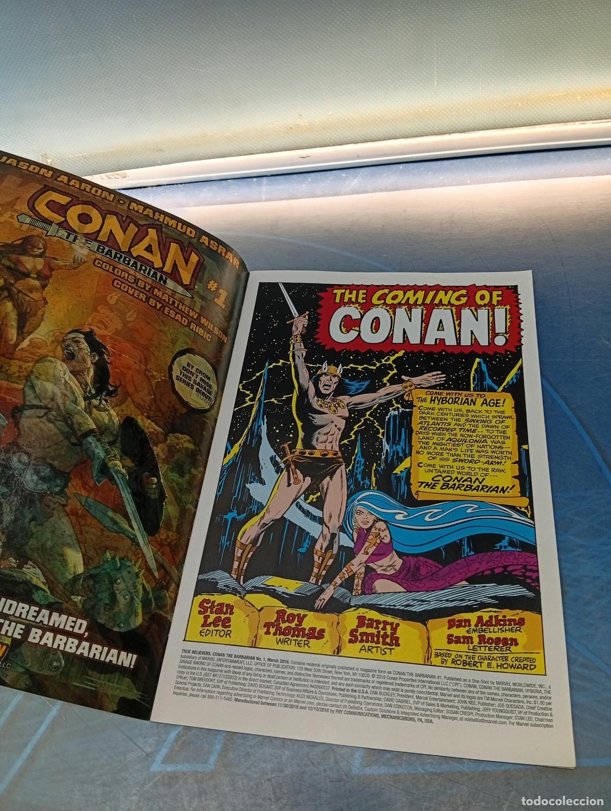 C&oacute;mics: The True Believers, Conan The Barbarian, Marvel Comics, 1 - Foto 4