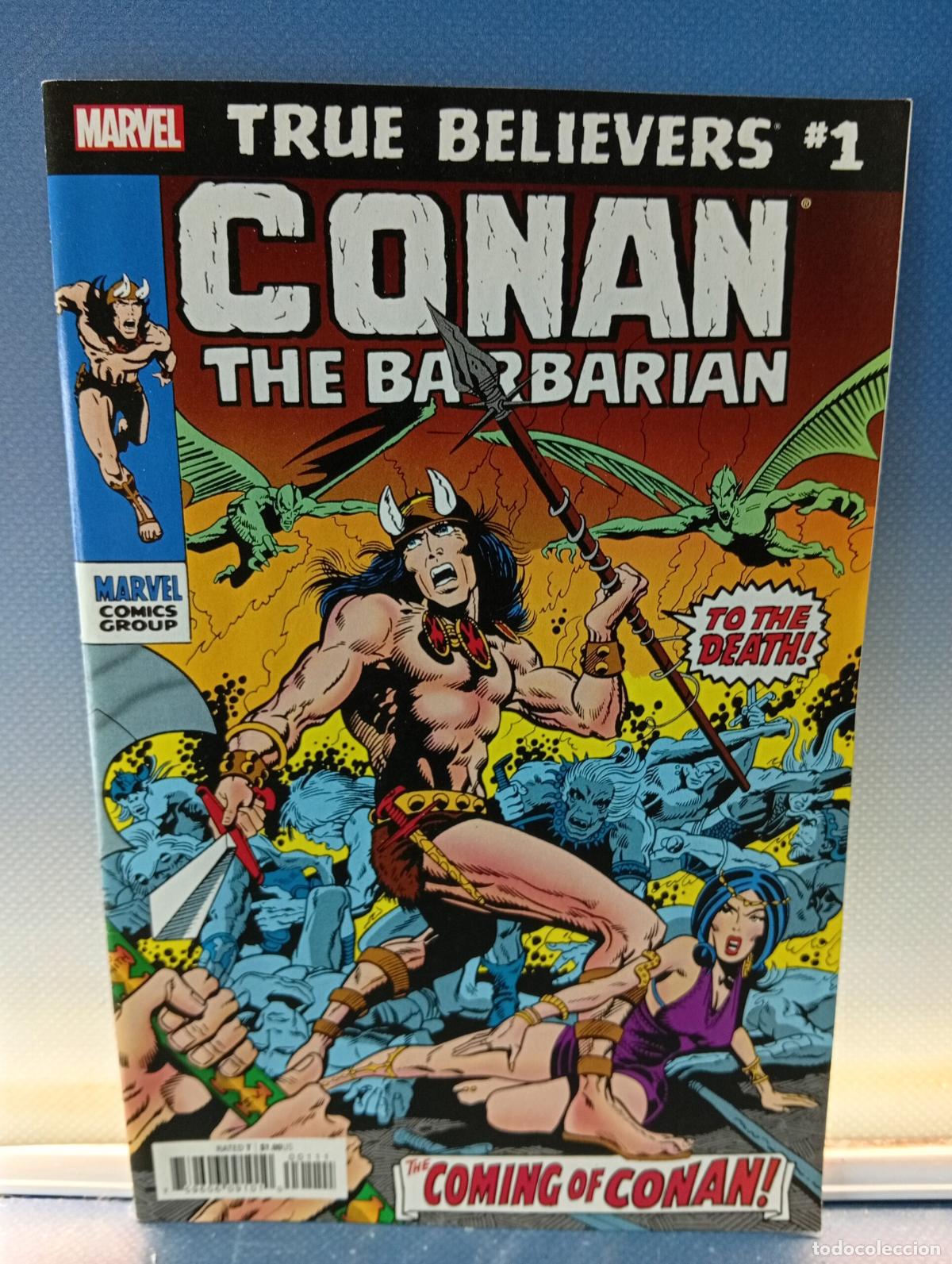 C&oacute;mics: The True Believers, Conan The Barbarian, Marvel Comics, 1