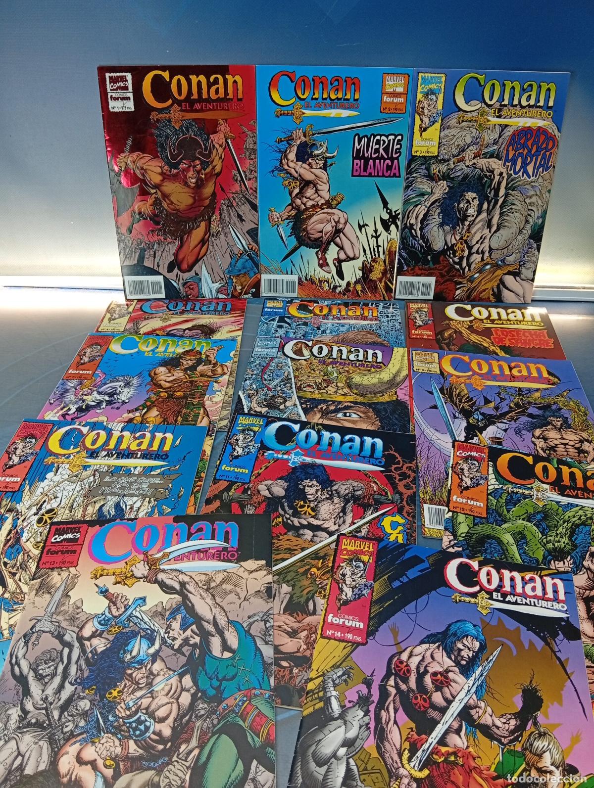 C&oacute;mics: Conan El Aventurero, Marvel Comics, Comics Forum, 1-14 Completa