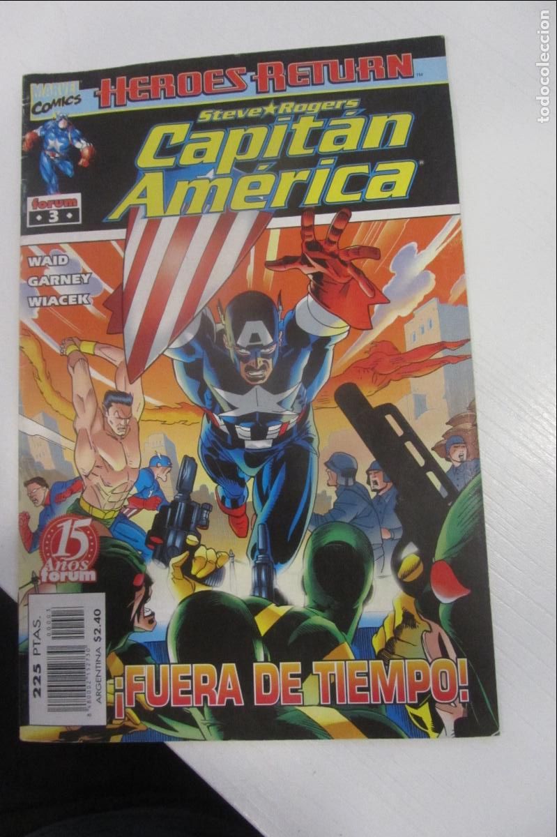C&oacute;mics: CAPIT&Aacute;N AM&Eacute;RICA N&ordm; 3 FORUM MARVEL HEROES RETURN ARX177 - Foto 1