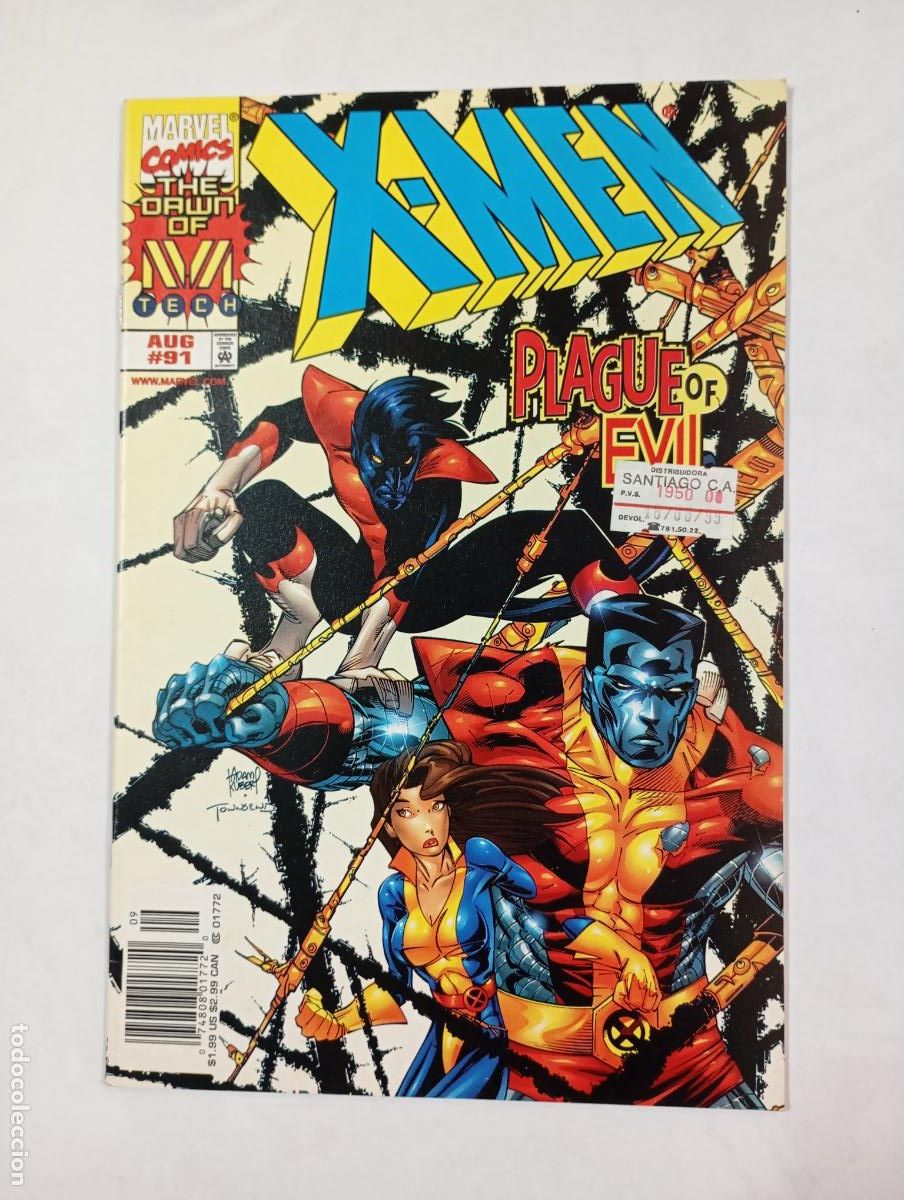 C&oacute;mics: X-MEN. PLAGUE OF EVIL. AUGUST 91. EN INGL&Eacute;S. TDKR96