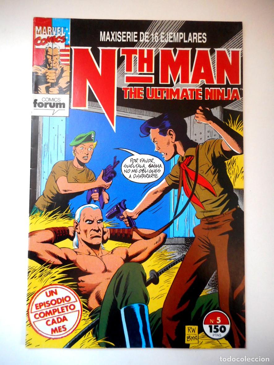 C&oacute;mics: NTH MAN THE ULTIMATE NINJA N&ordm;5 (FORUM-NOVIEMBRE 1991) LARRY HAMA - RON WAGNER