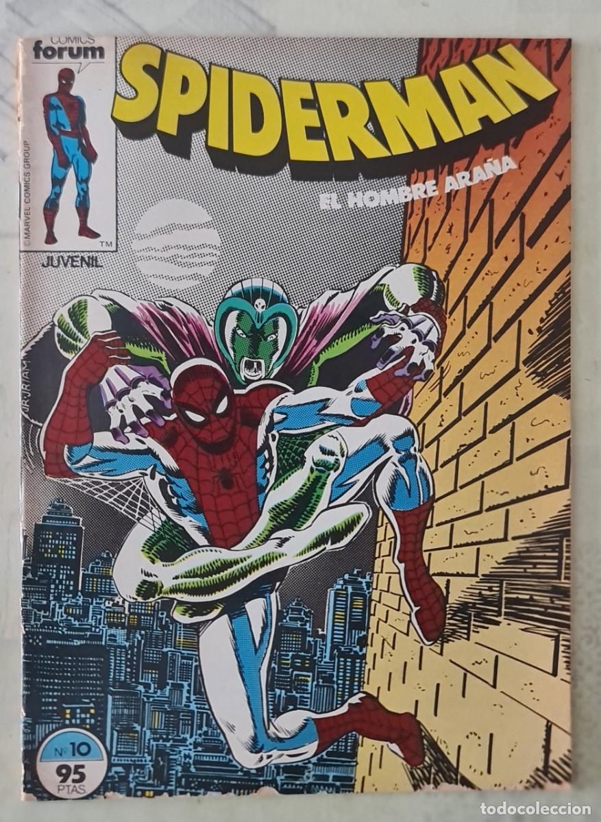 C&oacute;mics: SPIDERMAN Vol 1 n&ordm; 10. Procede de retapado. Comics Forum 1983