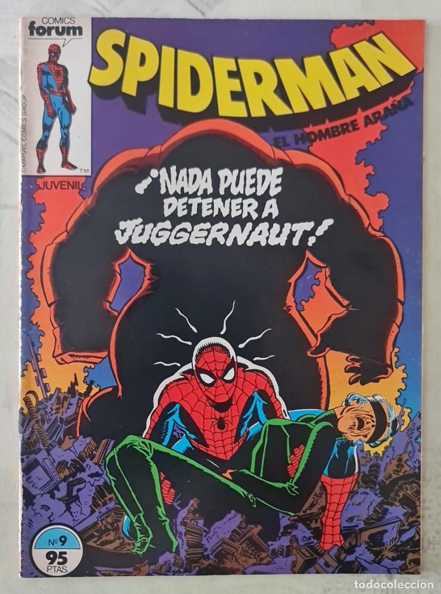 C&oacute;mics: SPIDERMAN Vol 1 n&ordm; 9. Procede de retapado. Comics Forum 1983