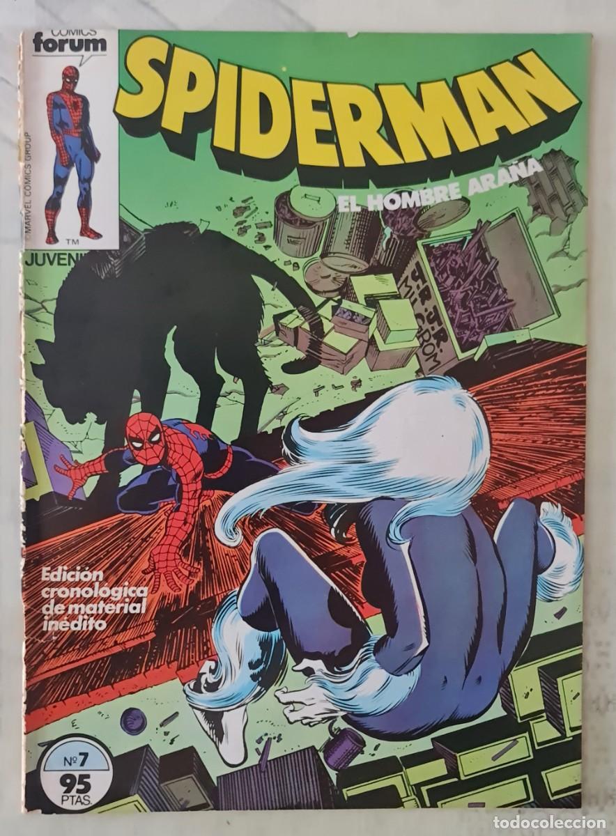 C&oacute;mics: SPIDERMAN Vol 1 n&ordm; 7. Procede de retapado. Comics Forum 1983 - Foto 1