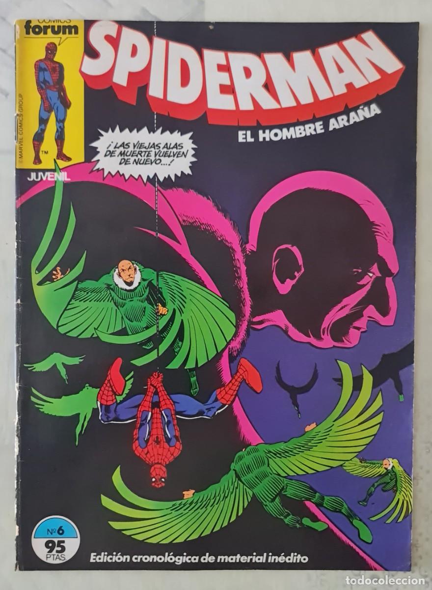 C&oacute;mics: SPIDERMAN Vol 1 n&ordm; 6. Procede de retapado. Comics Forum 1983