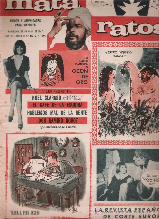C&oacute;mics: Mata Ratos. n&ordm; 102. A&ntilde;o 1967 - Foto 1