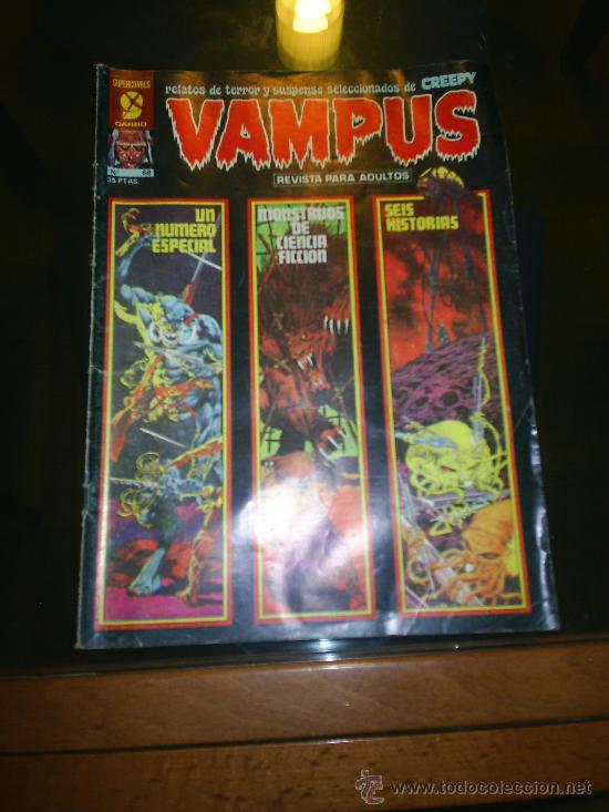C&oacute;mics: VAMPUS NUMERO 68 CON POSTER DE VAMPIROS - Foto 1