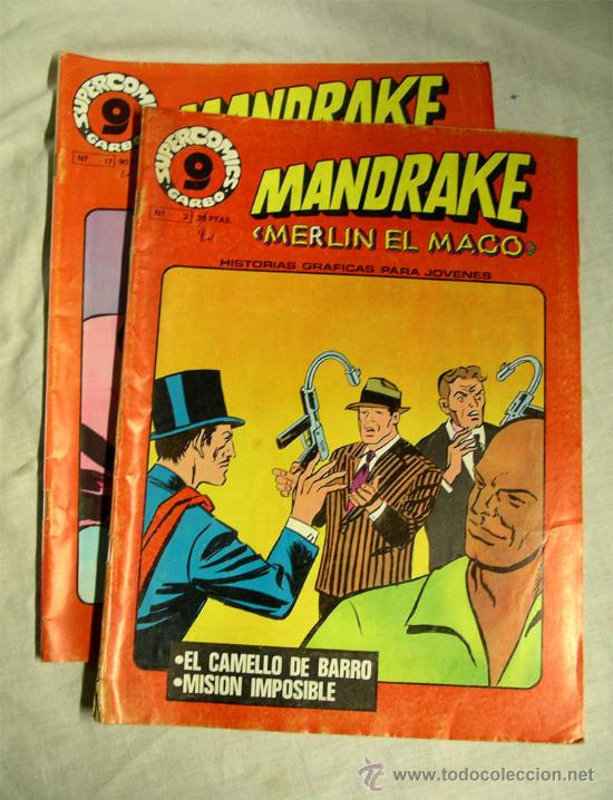 C&oacute;mics: Mandrake Merlin el Mago n&ordm; 2 y 17 - Foto 1