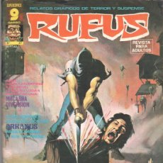 Cómics: RUFUS Nº 27 EDI. GARBO 1973 JOSE ORTIZ,LEOPOLDO SÁNCHEZ, TOM SUTTON, ISIDRO MONES