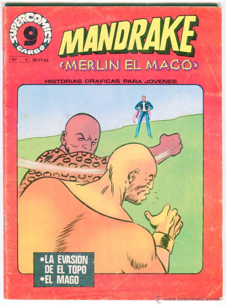 C&oacute;mics: MANDRAKE N&ordm; 5 MERLIN EL MAGO A&Ntilde;O 1973 - Foto 1