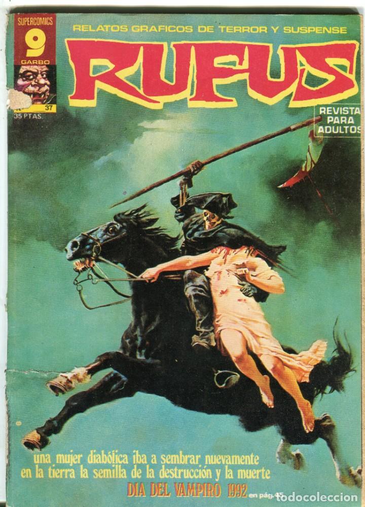 C&oacute;mics: RUFUS (GARBO) N 37 JUNIO DE 1976 PROCEDE DE RETAPADO - Foto 1