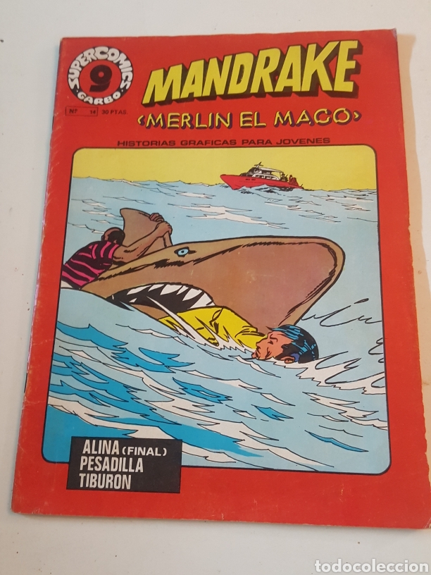 C&oacute;mics: Comic Mandrake N&deg; 14 Merlin el Mago Supercomics Garbo - Foto 1