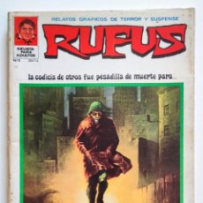 Fumetti: RUFUS Nº 2 - HISTORIA Y LEYENDA DEL TERROR - RELATOS DE TERROR Y SUSPENSE - IBERO MUNDIAL - 1973. Lote 301786788