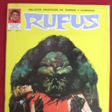 Cómics: RUFUS Nº 3. RELATOS DE TERROR Y SUPENSE.WARREN. GARBO 1973. COMO NUEVO. Lote 325672018