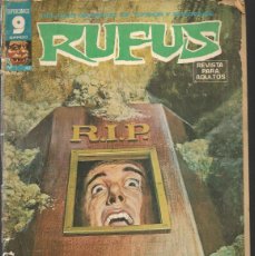 Fumetti: RUFUS. RELATOS GRÁFICOS DE TERROR Y SUSPENSE. Nº 42. GARBO, 1976.(C/A101)