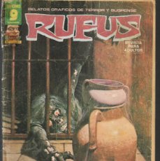 Fumetti: RUFUS. RELATOS GRÁFICOS DE TERROR Y SUSPENSE. Nº 43. GARBO, 1976.(ST/CA11))