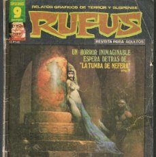 Fumetti: RUFUS. RELATOS GRÁFICOS DE TERROR Y SUSPENSE. Nº 45. GARBO, 1977.(ST/CA11))