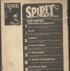 Fumetti: SPIRIT. Nº 12. SUPERCOMICS GARBO. MAYO, 1976 (ST/C81)