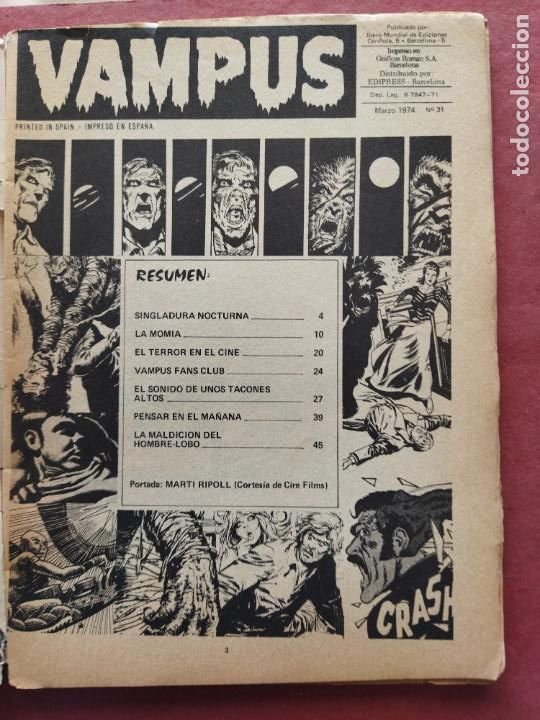 C&oacute;mics: VAMPUS N&ordm; 31 SIN POSTER CENTRAL - Foto 3