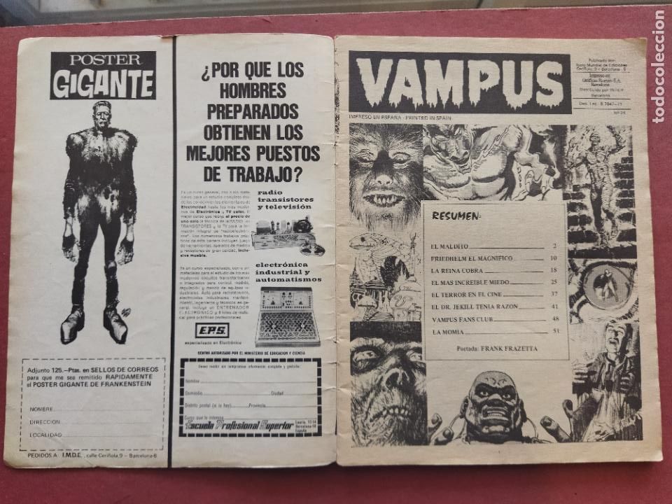 C&oacute;mics: VAMPUS n&ordm; 24 - sin poster central - Foto 2