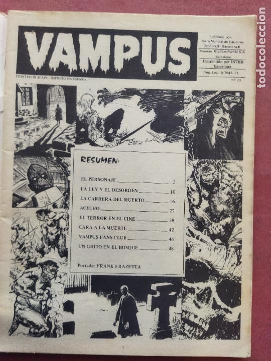 C&oacute;mics: VAMPUS N&ordm; 23 - SIN POSTER - Foto 3