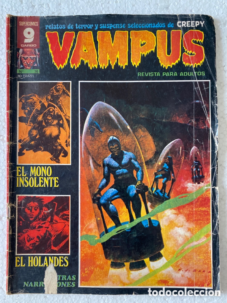 C&oacute;mics: VAMPUS #76 - GARBO &laquo;RARO&raquo; - Foto 1