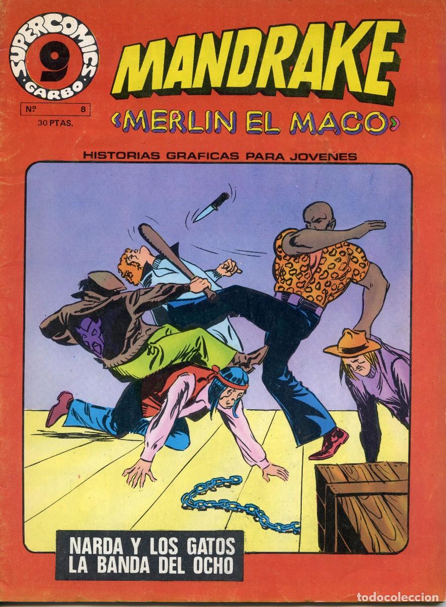 C&oacute;mics: MANDRAKE &rdquo;MERLIN EL MAGO&rdquo; N&ordm; 8 - GARBO 1973 - Foto 1
