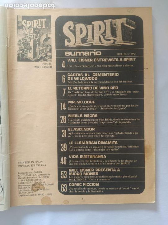 C&oacute;mics: SPIRIT N&ordm; 3 - WILL EISNER - SUPERCOMICS - GARBO (CO) - Foto 7