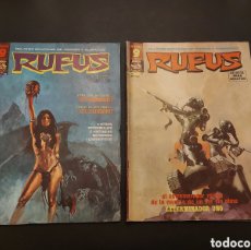Cómics: COMIC RUFUS N°28,COMIC RUFUS 34 RELATOS GRAFICOS DE TERROR Y SUSPENSE