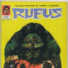 Cómics: RUFUS Nº 3 RELATOS GRAFICOS DE TERROR Y SUSPENSE GARBO 1973 MUY BUEN ESTADO