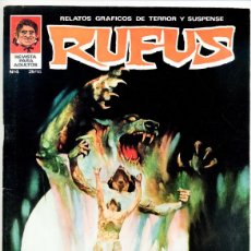 Cómics: RUFUS Nº 4 RELATOS GRAFICOS DE TERROR Y SUSPENSE GARBO 1973 EXCELENTE